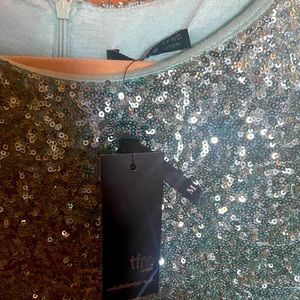 NWT Mint Sequin Dress